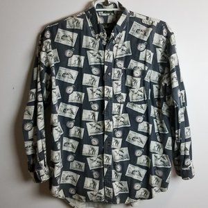 Vtg Knights of‎ Round Table Men's Shirt Large
